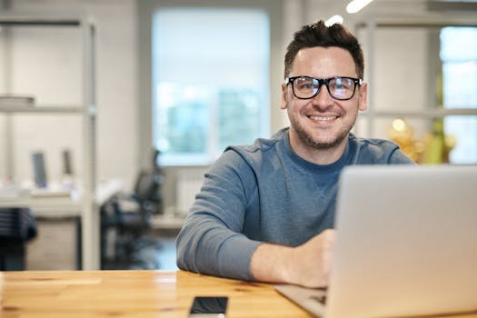 White Label Rights Photo of Man Wearing Eyeglasses